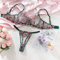 Floral Embroidered Mesh Lingerie 2-Piece Set – product image 6