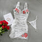 H-04374 Floral Embroidered Mesh Cami Dress Set – product image 6