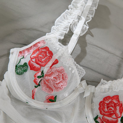H-04374 Floral Embroidered Mesh Cami Dress Set – product image 20
