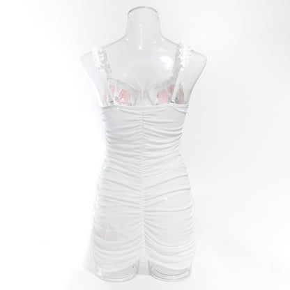 H-04374 Floral Embroidered Mesh Cami Dress Set – product image 15